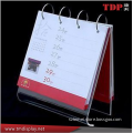 Customized Office Tabletop desk calendar stand desktop calendar holder acrylic desktop calendar holder desk pad calendar holder